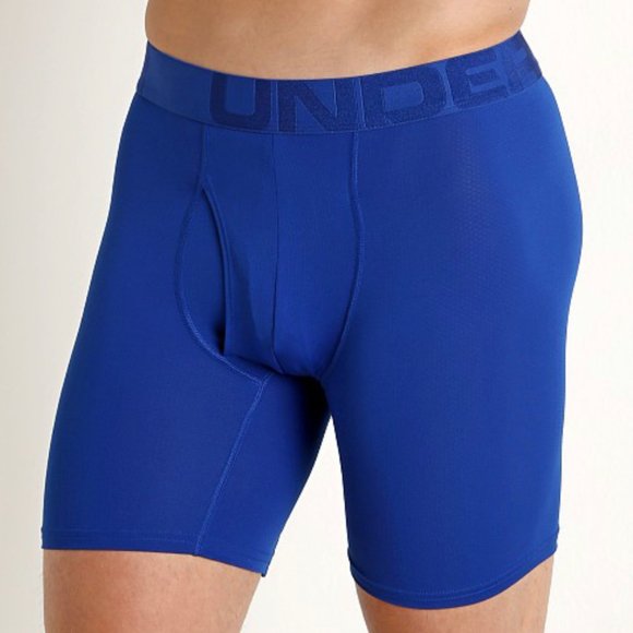 Under Armour 2 Pack BoxerJock 6-in Royal Blue Men's 1330637 400 - Picture 2 of 7
